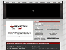 Tablet Screenshot of kematech.de